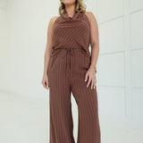 Maribel Linen Set - Choco