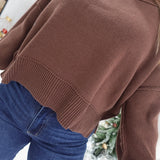 Simply Works Sweater - Brown