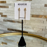 Chain Tassel Earrings - Gold
