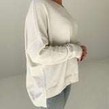 Cooling Down Lightweight Sweater - Cream