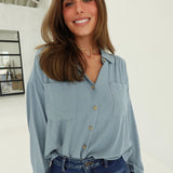Maxton Relaxed Shirt - Blue