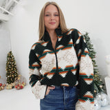 Rockie Aztec Jacket - Hunter