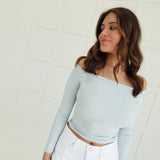 Gone Girl Knit Top - Mint
