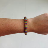 Wide Disc Stretch Bracelet