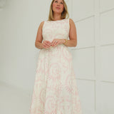 Blushing Beautifully Midi Dress