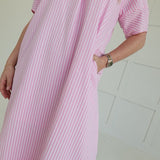Ida Midi Dress - Pink