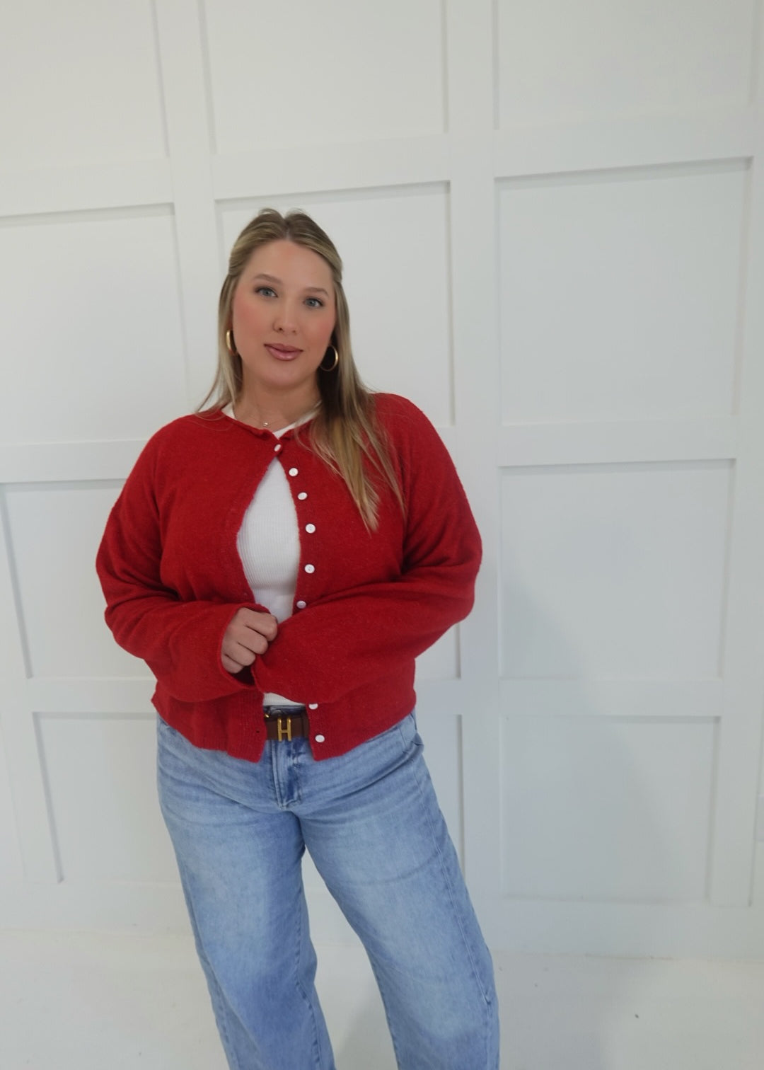Cadence Cardi - Red