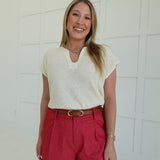 Fast Pace Sweater - Cream