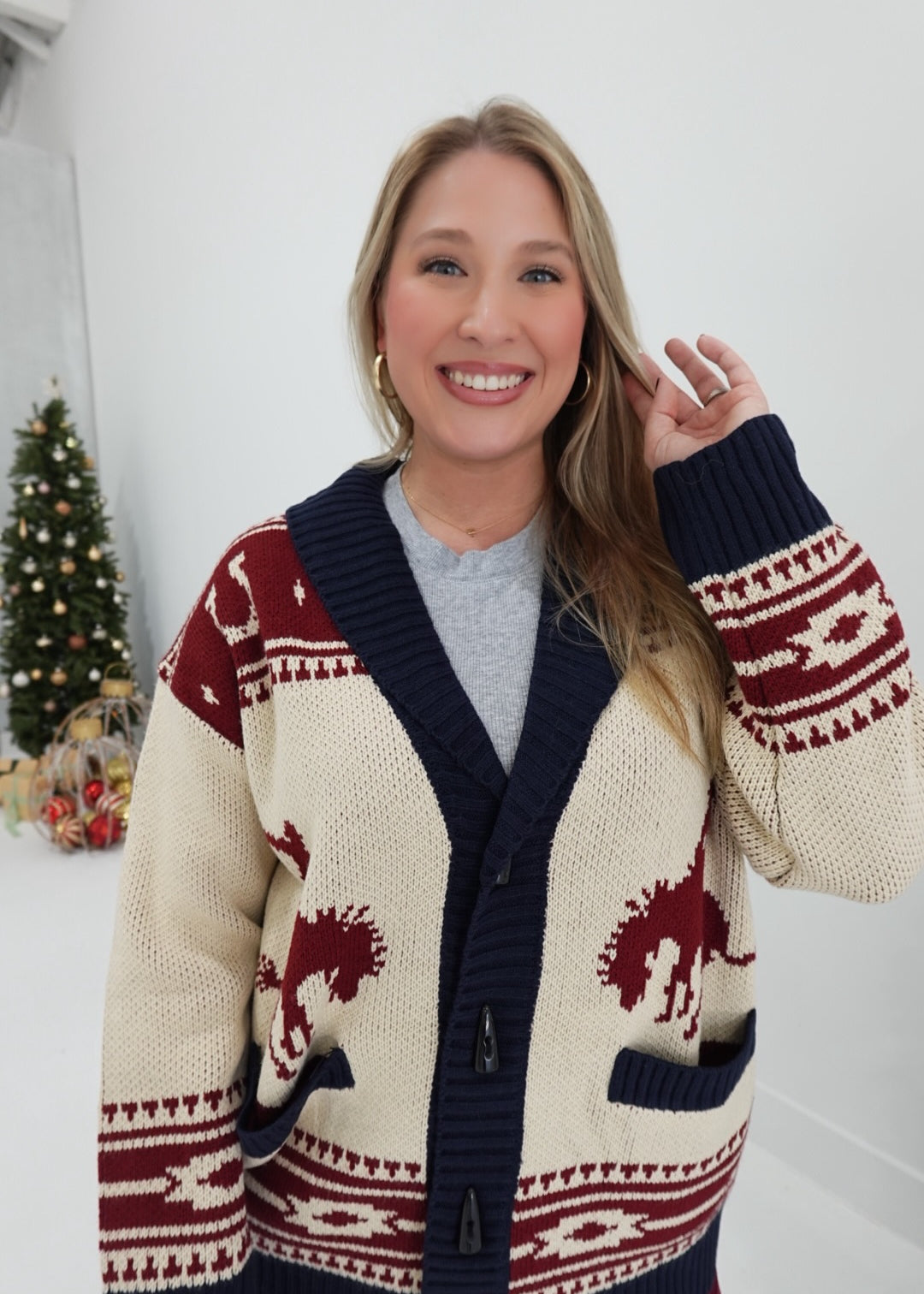 Bucking Shawl Cardigan