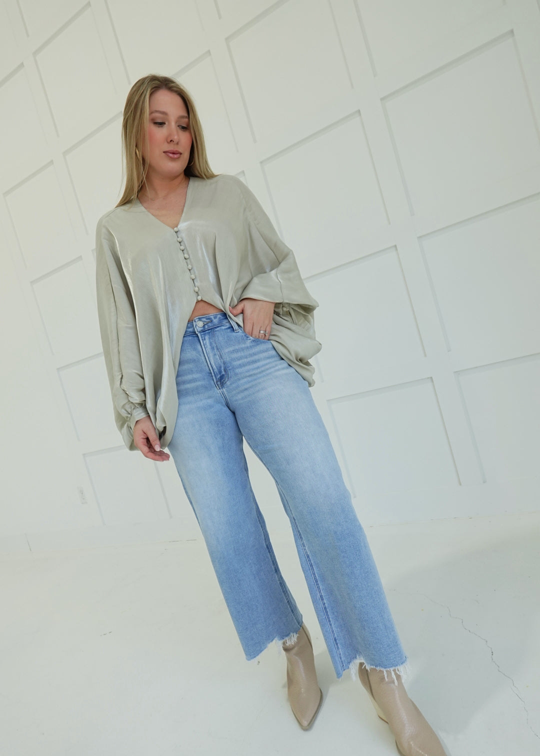 Emagene Wide Leg Jeans