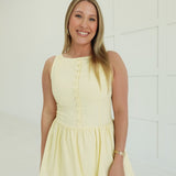 Connor Mini Dress - Butter