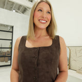 Sloane Mini Dress - Brown
