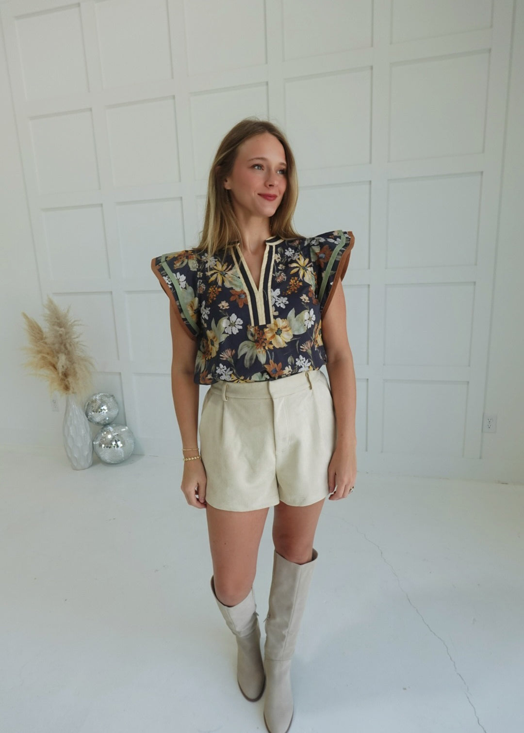 Margot Flutter Sleeve Top