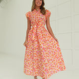 Fresh Stems Midi Dress