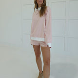 On My Go Set - Peach/Cream Stripe