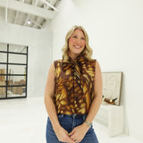 Monarch Sleeveless Blouse