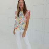 Floral Frenzy Top