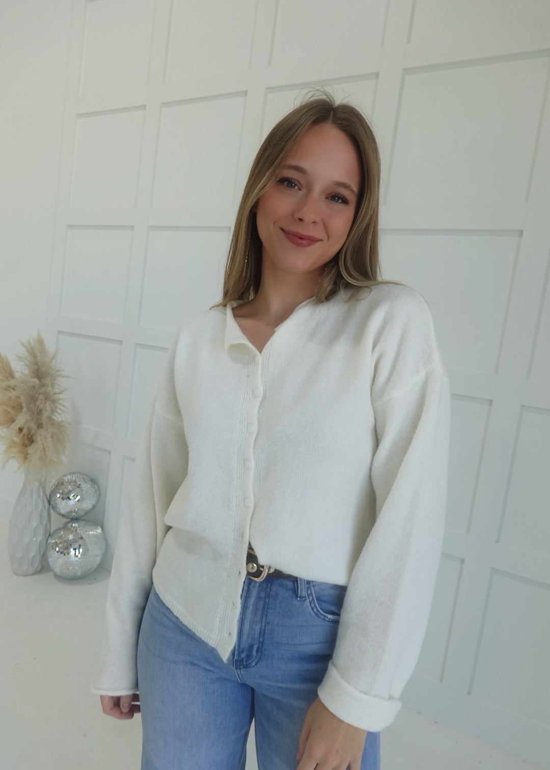 Cadence Cardi - Ivory