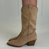 Stellar Whipstitch Boot - Almond