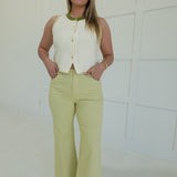 Weekday Look Pants - Light Lime