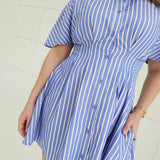 Sanders Mini Dress - Blue