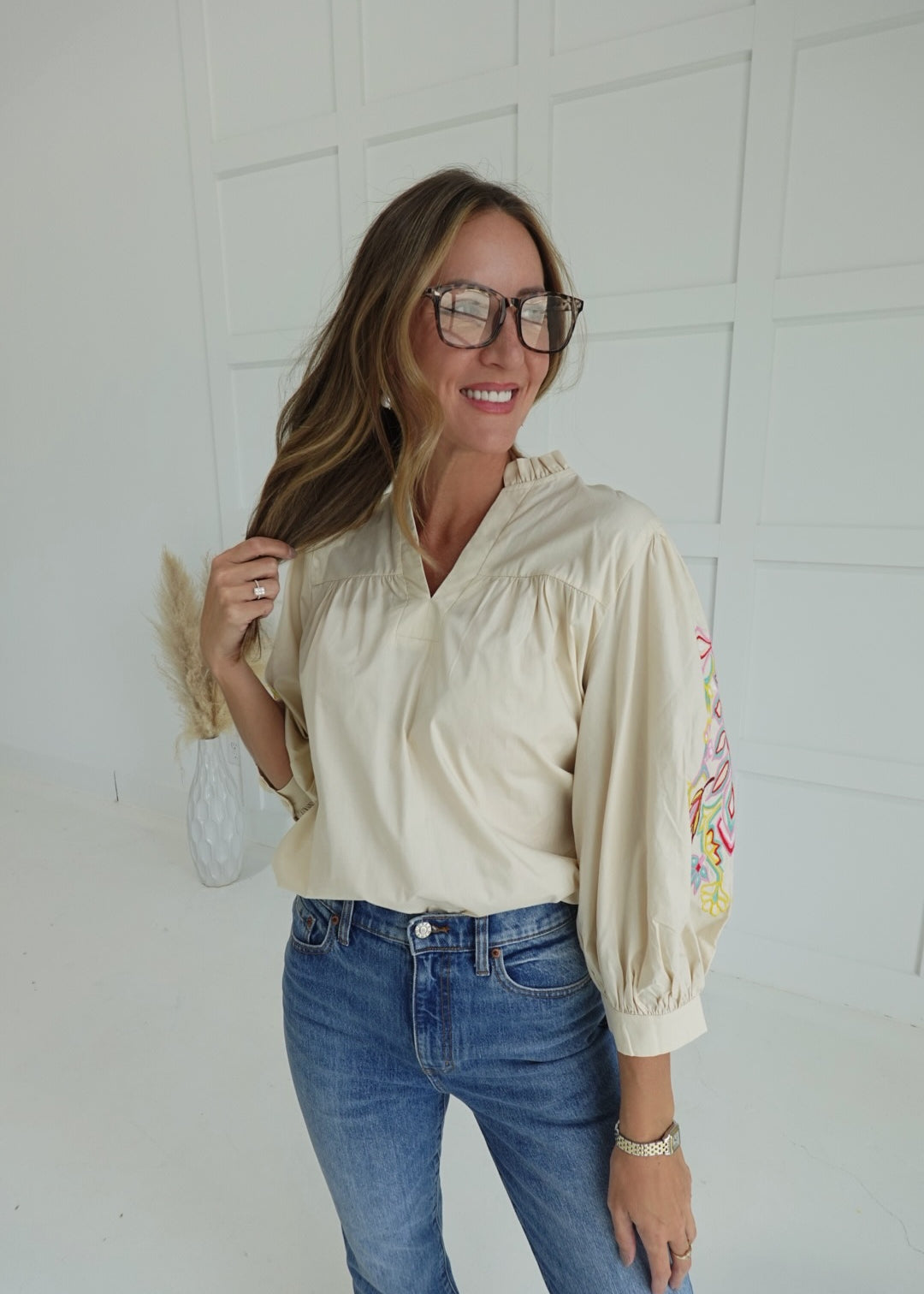 Embers Accented Top