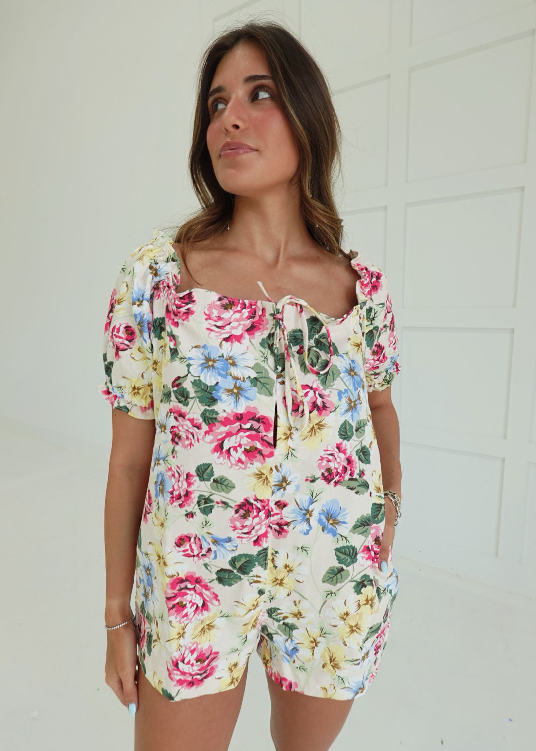 Mitzy Floral Romper