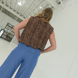 Tasha Leopard Top