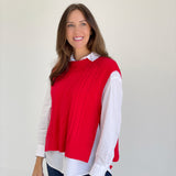 Not A Problem Sweater Vest - Red