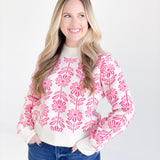 The Frenzy Sweater - Electric Pink