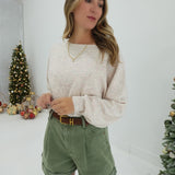 Introduction Cuffed Shorts - Olive