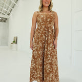 Fairytales Exist Midi Dress - Caramel