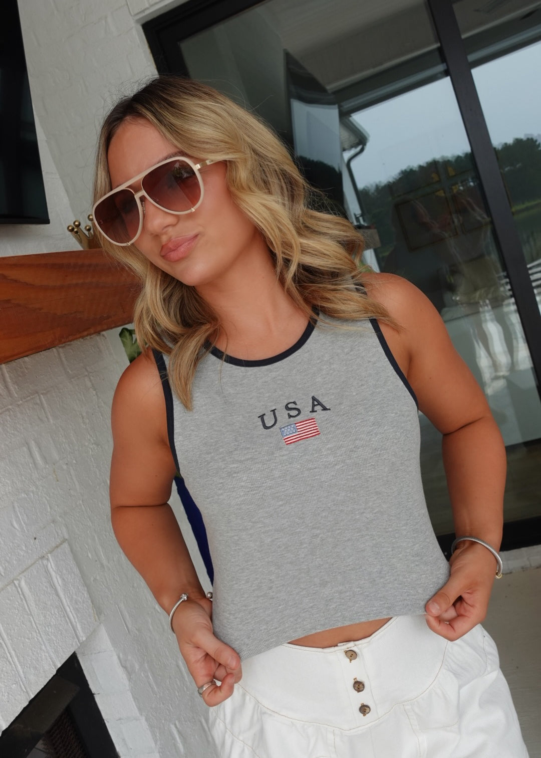 Old Skool USA Tank