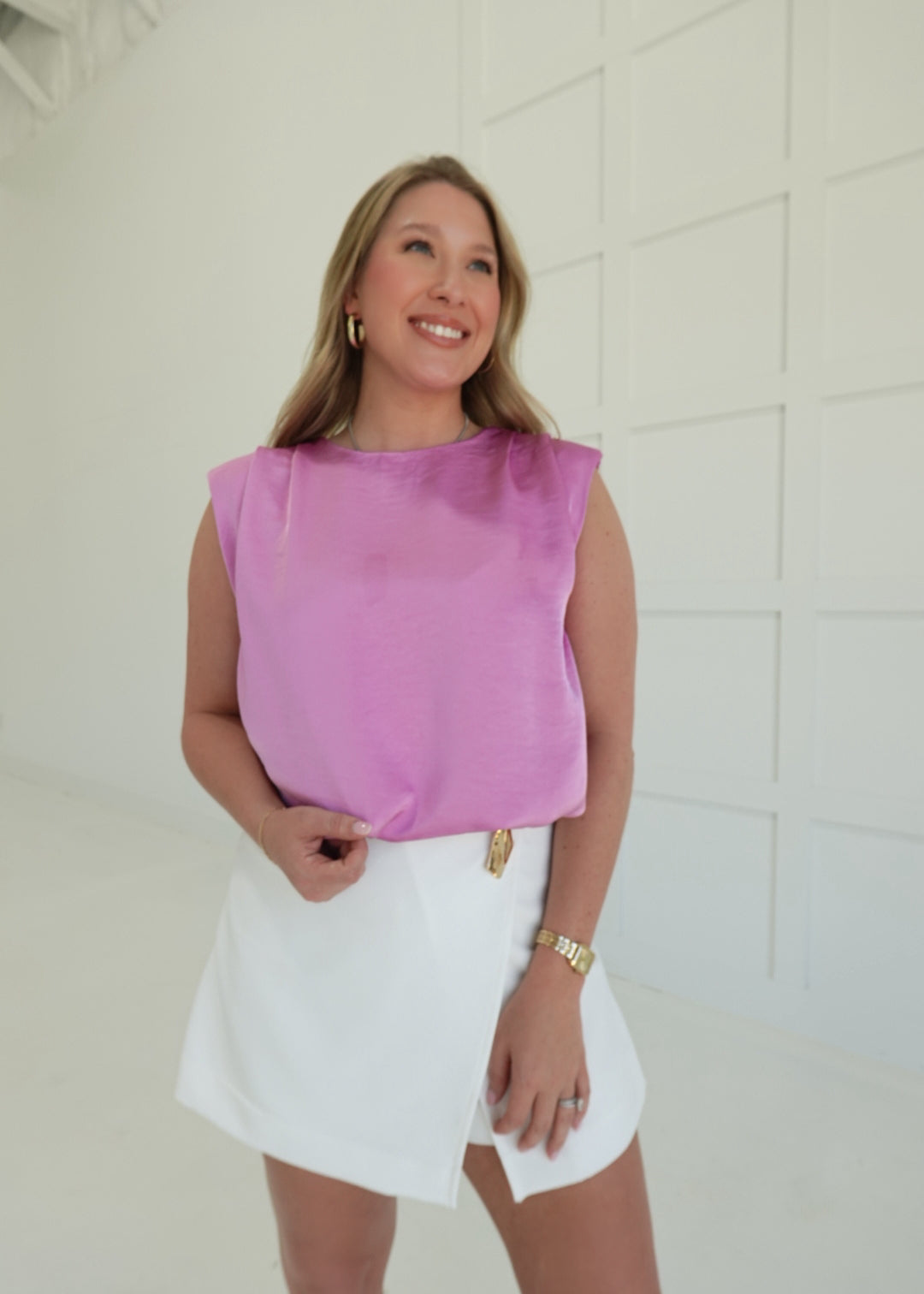 Dinner Date Top - Pink