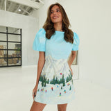Scenic Slopes Mini Dress