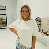 Karma Lace Hem Tee