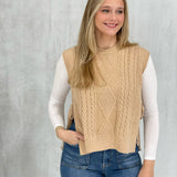 Not A Problem Sweater Vest - Taupe