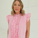 The Frolic Top - Pink Blossom
