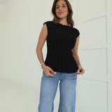Simple Way Top - Black
