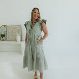 Sam I Am Midi Dress - Green