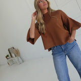 Belles Dowry Sweater - Deep Camel