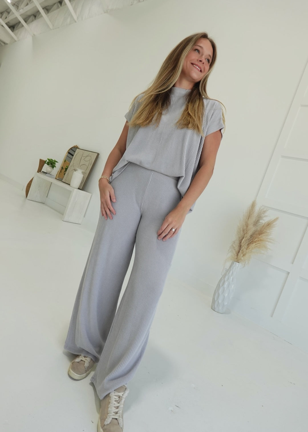 The Links Ribbed Set - Silver