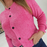 Contrary Cardigan - Fuchsia