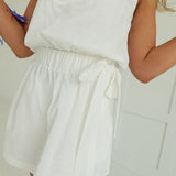 Club Level Romper - Off White