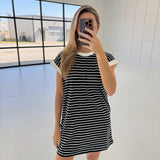 Agenda Is Comfort Dress - Black