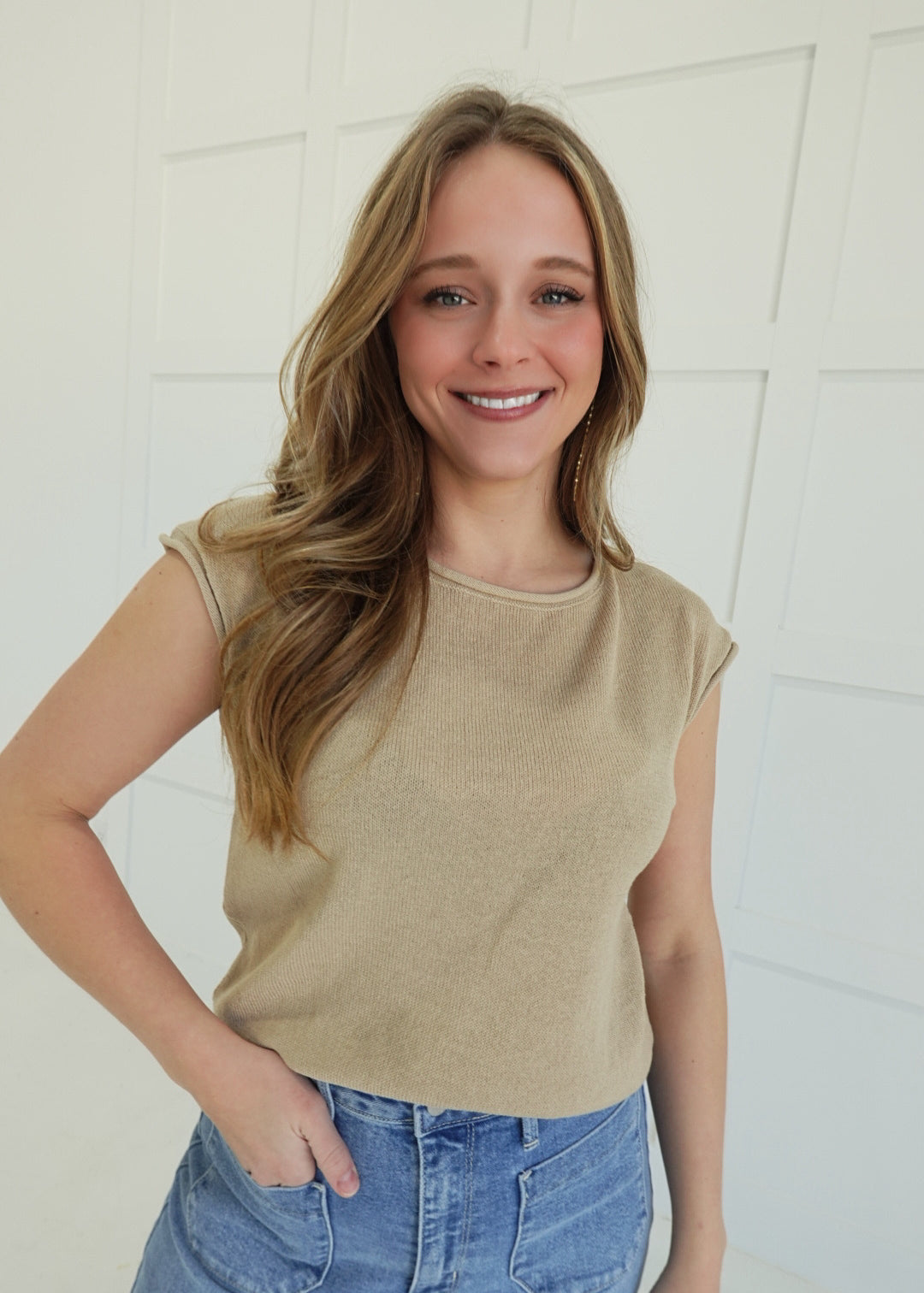 Last Seasons Sweater - Lt Khaki