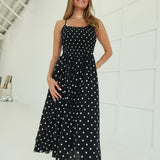 Betty Basque Waist Dress