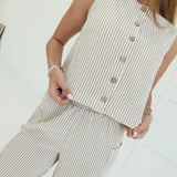Taysia Striped Set