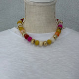 Iridescent Beaded Necklace