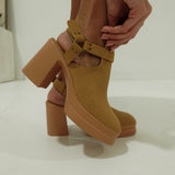 Bowie Slingback Bootie - Toffee